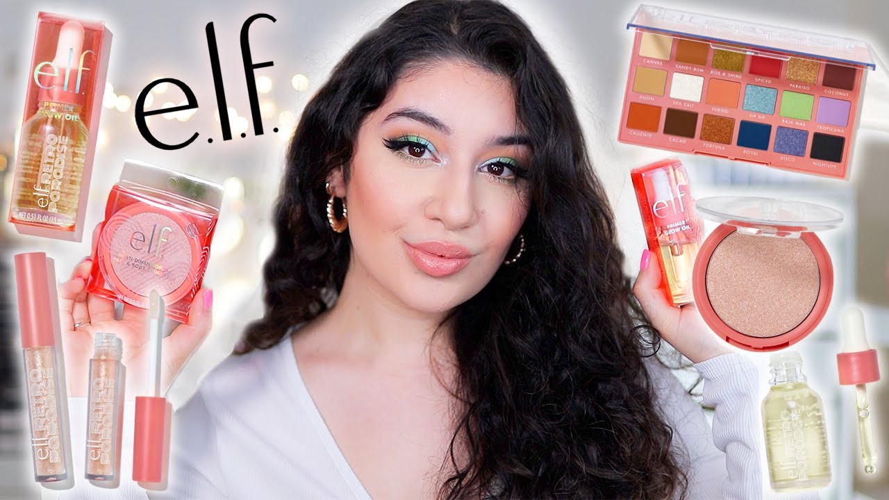 *new* E.L.F RETRO PARADISE COLLECTION SWATCHES, REVIEW & TUTORIAL