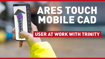 Mobile CAD in DWG | Technical Worker  on Site at Work With ARES Touch