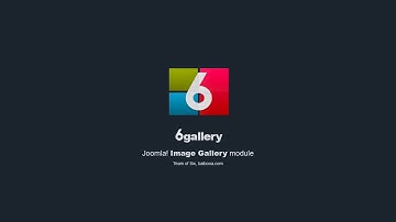 Joomla image gallery “6gallery”