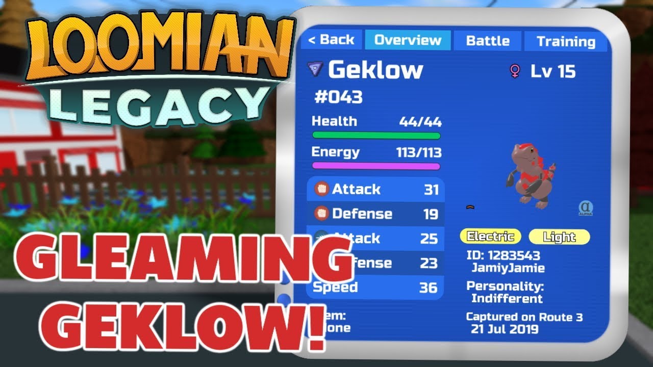 Loomian Legacy on X: There's a new event in Loomian Legacy! New types of  Geklow! The multiplier for these Geklows are different. Check em out here!  This update is live until the