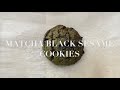 Matcha Black Sesame Cookies!