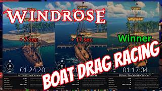 Boat DRAG RACING in Windrose! What's the fastest boat? screenshot 3