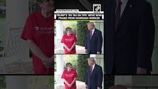 “Helped my family immensely…’ DoorDash worker couldn’t stop praising Trump’s ‘no tax on tips’