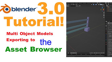 Blender 3 - Saving Multi Object Models in the Asset Browser and Library