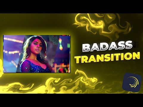 Badass Transition Preset Alight Motion | Alight Motion Badass Transition Project File