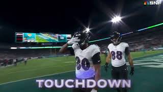 Lamar Jackson finds Isaiah Likely for the touchdown