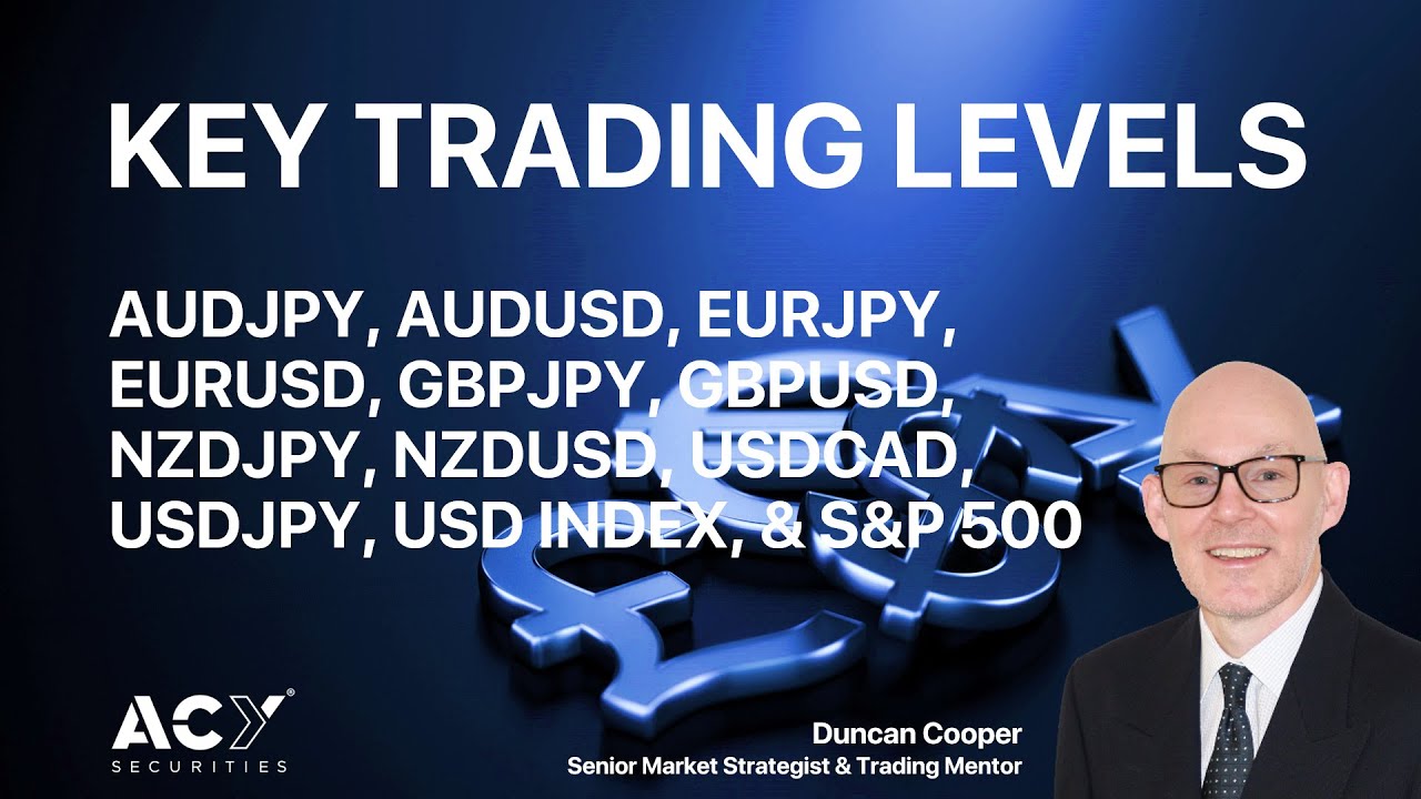 Key Trading Levels - AUDJPY, AUDUSD, EURJPY, EURUSD, GBPJPY, GBPUSD, NZDJPY, NZDUSD, USDCAD, USDJPY