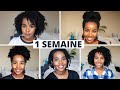 ROUTINE CHEVEUX AFRO MINIMALISTE + ÉVOLUTION DE MON TWIST OUT | Hair Vlog