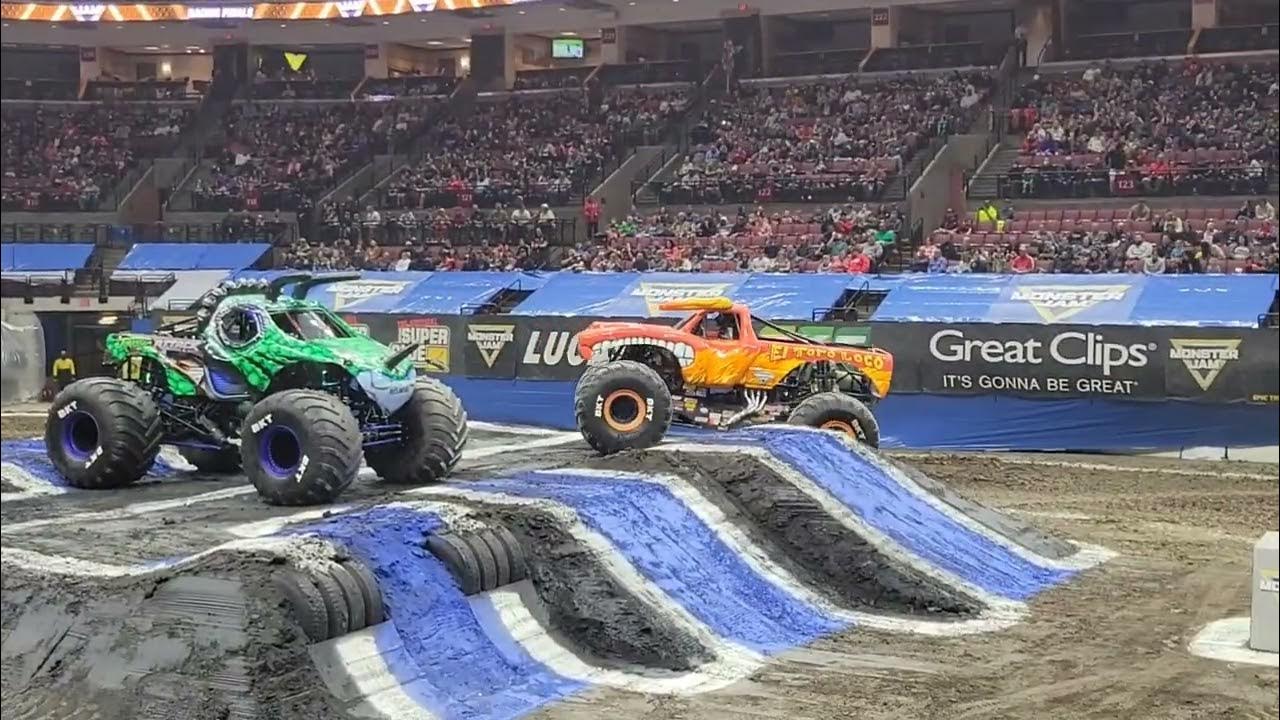 Monster Jam Columbus 2023 racing YouTube