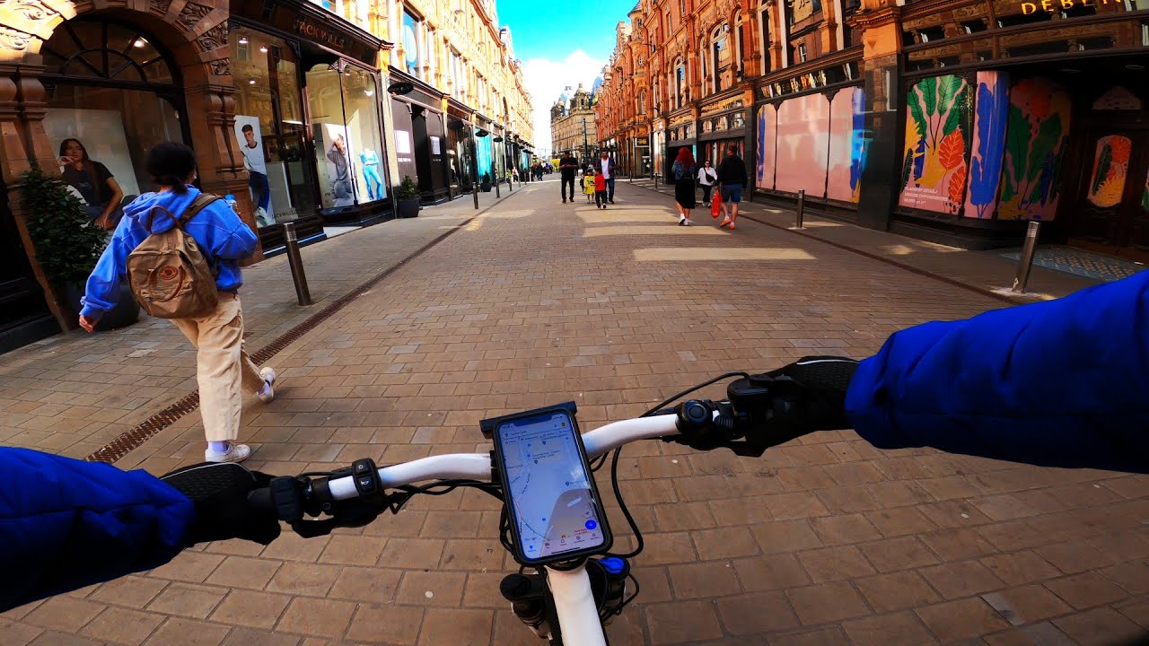 LEEDS City Centre | Virtual Bike Ride [4K]