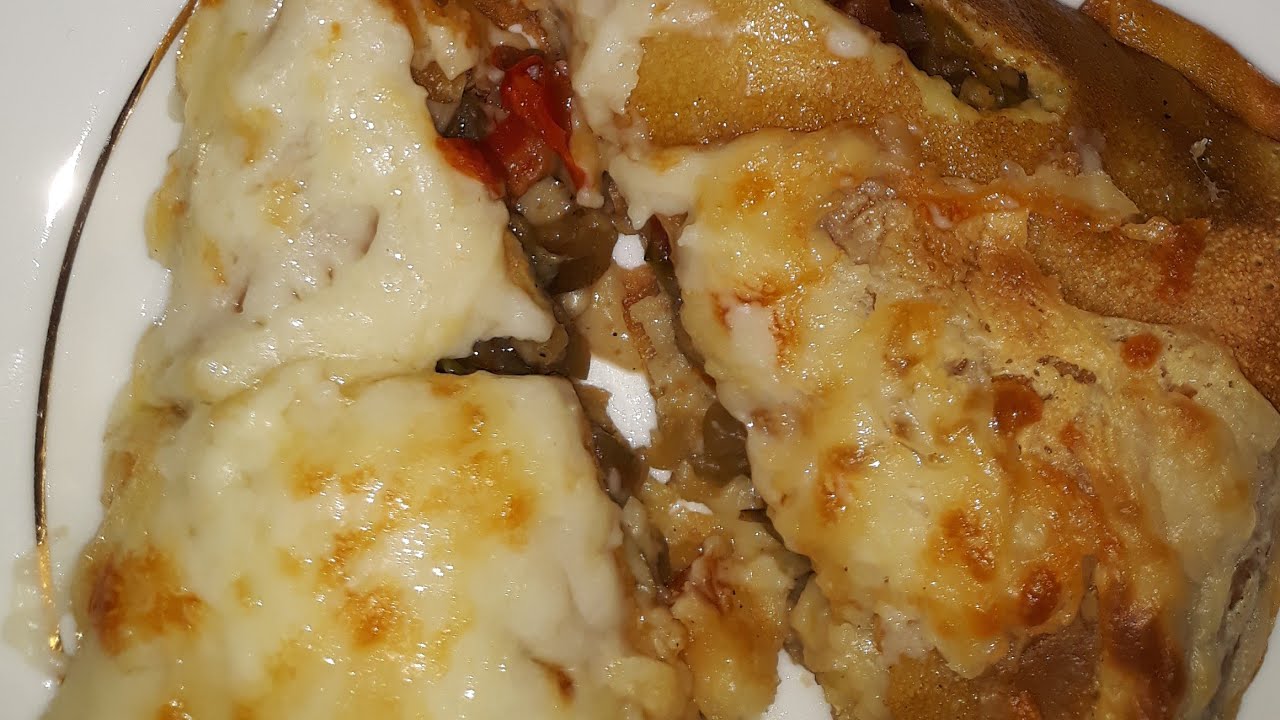 Beşamel Soslu Kabak Sarma Beşamel Soslu Kabak Sarma