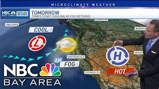 Bay Area forecast: Cooler temperatures