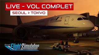 [Flight Simulator] Vol complet Seoul - Tokyo en B787-8