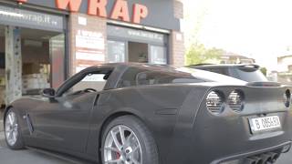 I WRAP ROMA - Wrapping su Corvette C6 full carbon