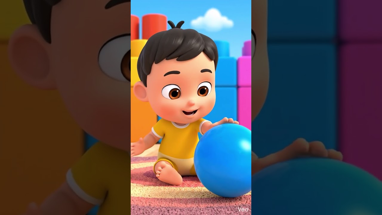 Learn colours with ball | cute baby learning colours | 