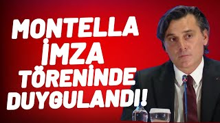 Montella Imza Töreninde Duygulandı Milli Bayrak Alatında Herkesi Mutlu Etmek Istiyorum