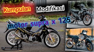 Kumpulan modifikasi motor supra x 125 || Dj Easy on me adele
