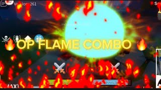 Flame combo go crazy but I get spam by so many doughs 😡