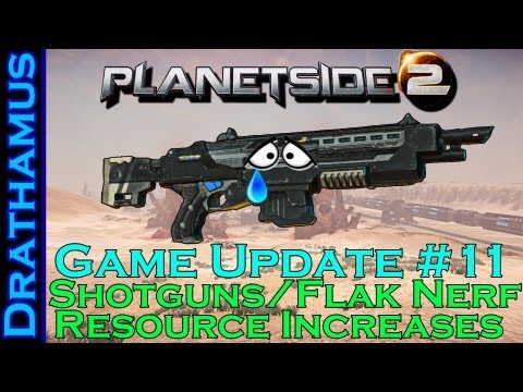 Planetside 2&rsquo;s Game Update #11: Shotgun and Flak Nerfs, and Resource Cost Increases (6-20-13 Patch)