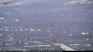 A structure fire is zoomed into near Plumb & Lakeside, Reno from NOAA