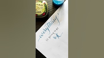 ok #calligraphy #trending #shortsfeed #shorts #art #handwriting #calligraphystyles #ok #quotes