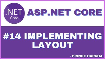 14.ASP.NET Core MVC tutorial - Implementing Layout, View Start, View Import