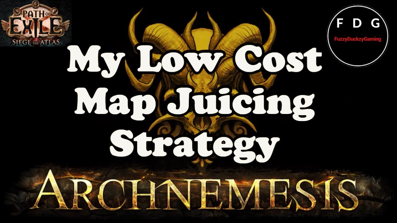 My Cheap Map Juicing Strategy - [POE 3.17 Archnemesis] - YouTube