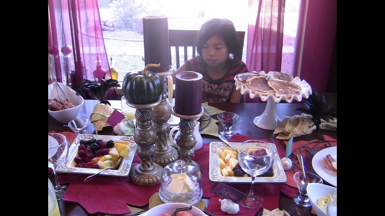 Treat Them Right: Our Fall Season Family Breakfast 2012 {tablescape