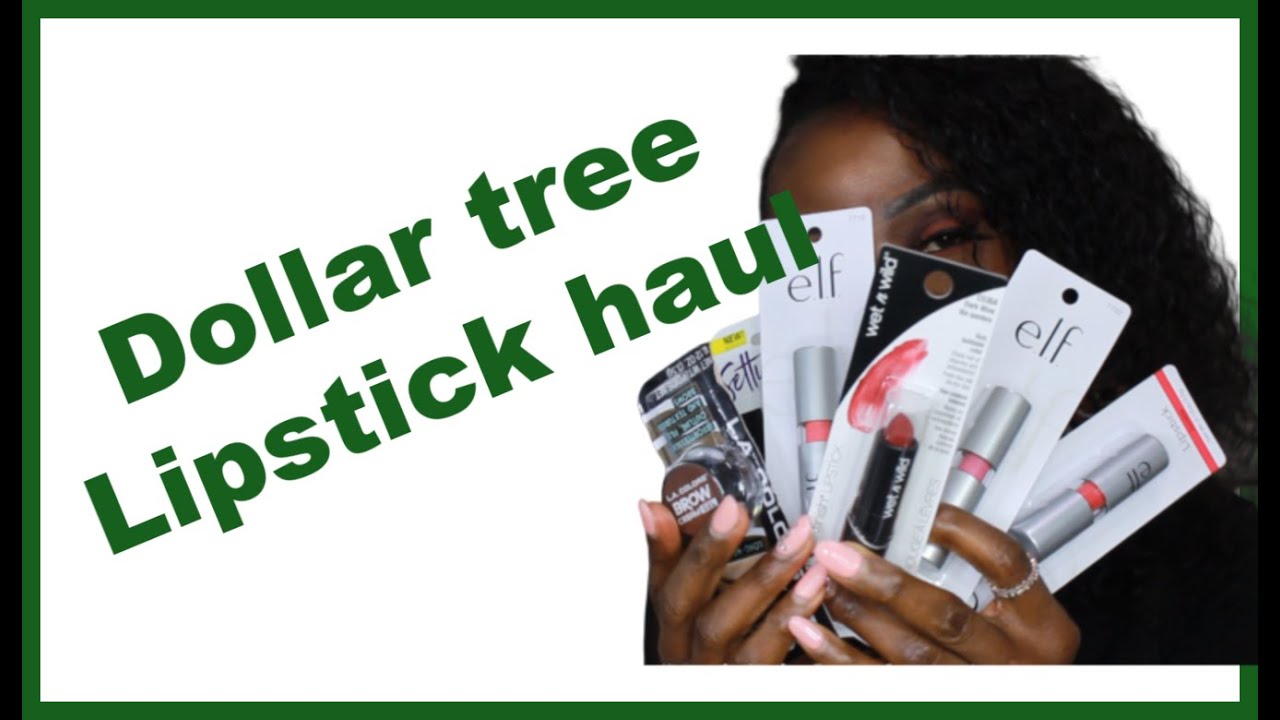 Dollar tree lipstick haul1 lipstickssimplydemi YouTube