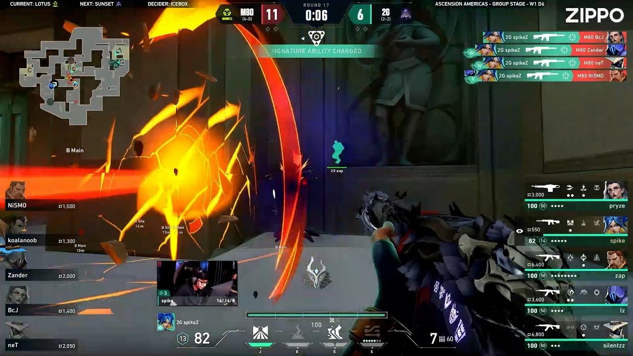 2G SpikeZ Gets The Ace Against M80 | VCT Ascension Americas 2024