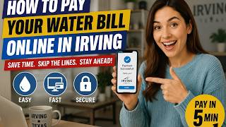 How to pay your water bill online in Irving