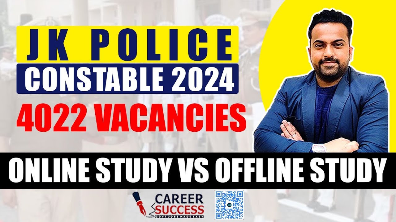 JKP Constable 2024 || Online vs Offline Study @CareerSuccessJammu # ...