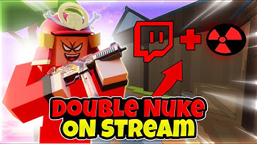 Unexpected Krunker SMG DOUBLE Nuke on Stream!!! (59 - 1)