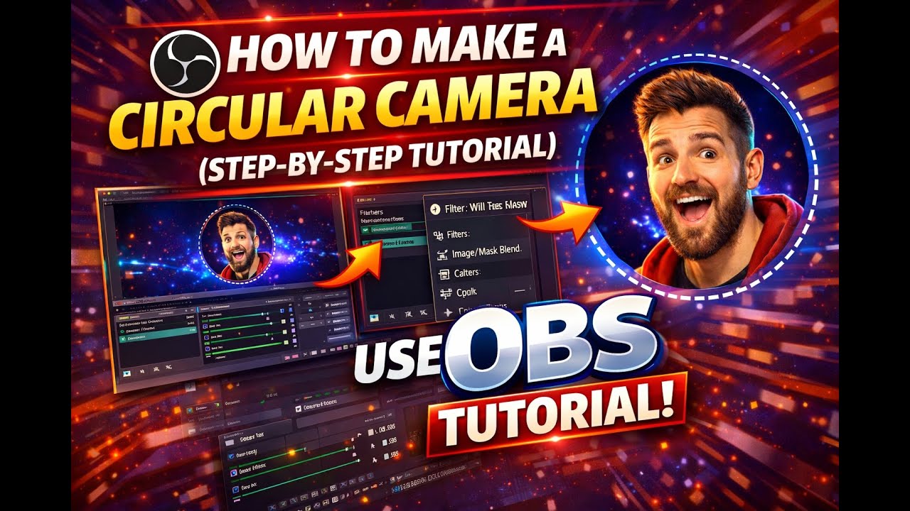 Obs Circular Mask How to Make a Circular Camera in OBS Studio Step by Step Tutorial - YouTube