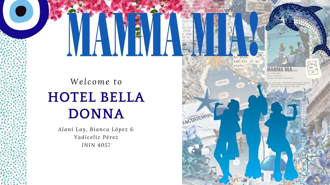 Make-up-Tasche „Mamma Musical“ – Canvas, Reißverschluss, 23,5x17x5,1 Cm, Geschenk Für Mamma-Fans