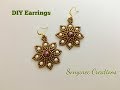 Autumn Flower Earrings