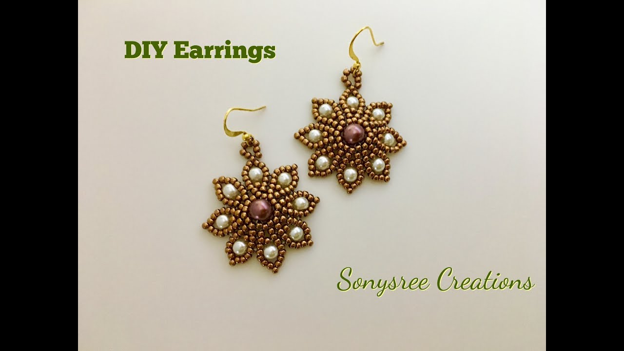 Autumn Flower Earrings