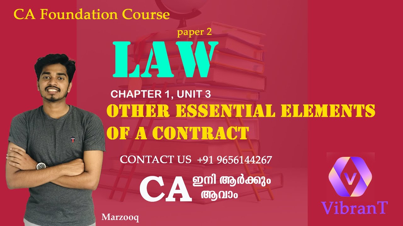 UNIT 3 OTHER ESSENTIAL ELEMENTS OF A CONTRACT PART 3 CA FOUNDATION unit-3-other-essential-elements-of-a-contract-part-3-ca-foundation