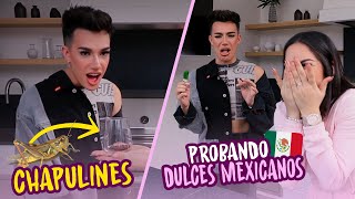 LE DI DULCES MEXICANOS A JAMES CHARLES  (reacción) Probando dulces mexicanos Kimberly Loaiza