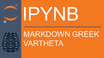 Jupyter Notebook | Markdown | LaTeX | How to Show Greek Vartheta Using LaTeX Code