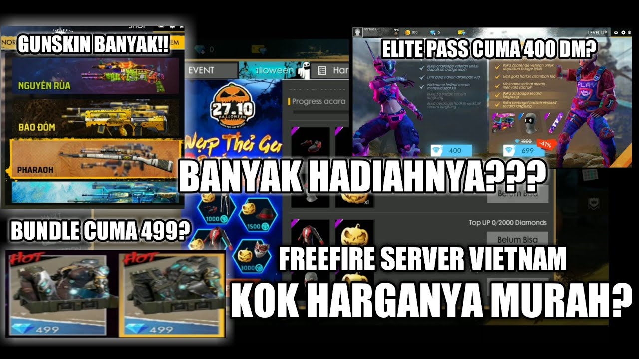 Free Fire Server Vietnam Paling Update Youtube