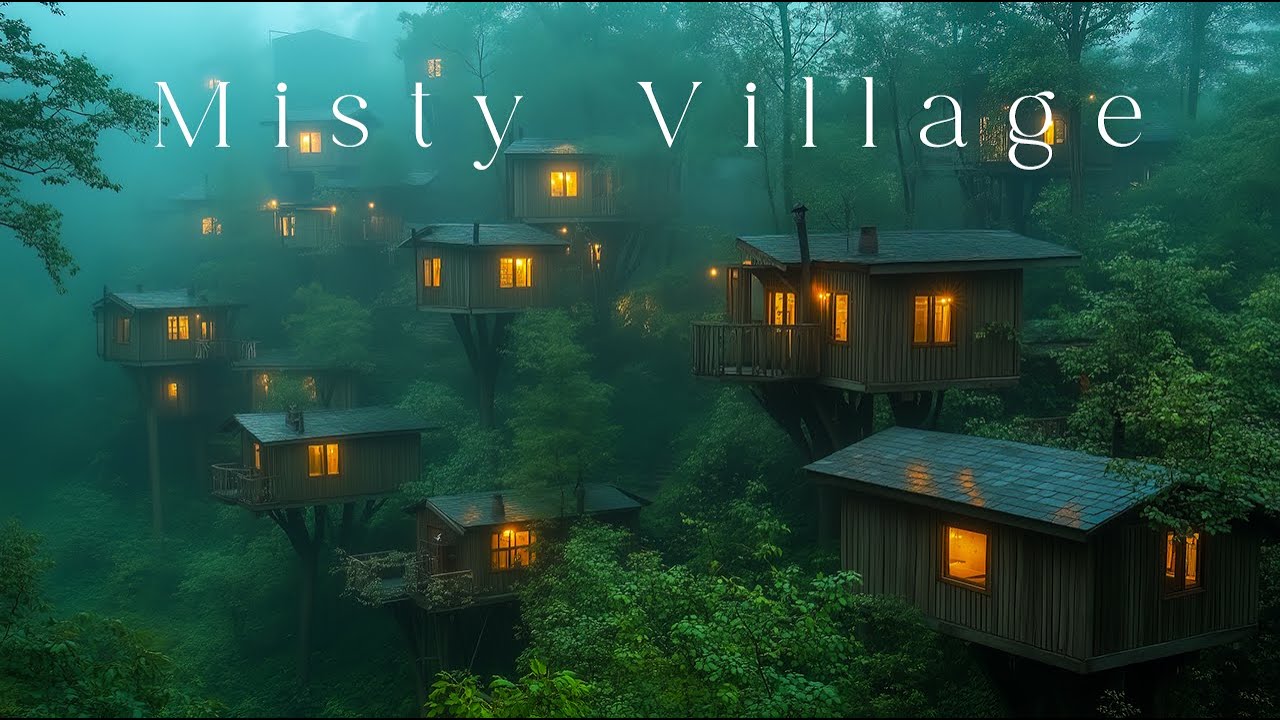 Misty Village - Deeply Beautiful Ethereal Music With Rain - Ambient Meditation Soundscape Misty Village - Deeply Beautiful Ethereal Music With Rain - Ambient Meditation Soundscape
