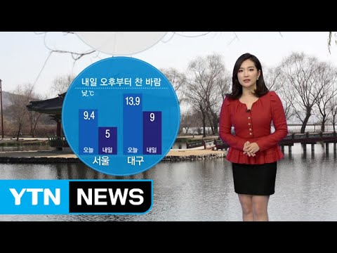 [날씨] 월요일 오후부터 찬바람...새벽 짙은 안개 / YTN