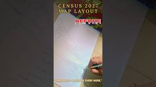 How to Draw Census 2027 Map Layout (Easy Method) #census2027 #censusofindia #censusdata #enumeration