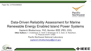 Famous Data-Driven Reliability Assessment for Marine Renewable Energy Enabled Island Power Systems Profile