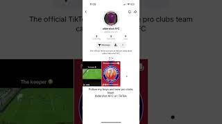 Follow my new pro clubs team #aldershot #proclubs #fc25