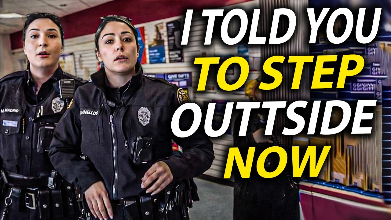 “Female Cops SCHOOLED on the Law! Karen Goes Crazy | ID Refusal Audit ...