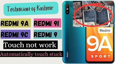 Redmi 9a ,9i,9c,9 active touch problem / redmi 9a touch not work