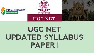 UGC NET Syllabus 2020 | PAPER 1 Syllabus | NET JRF | NTA NET Exam 2020