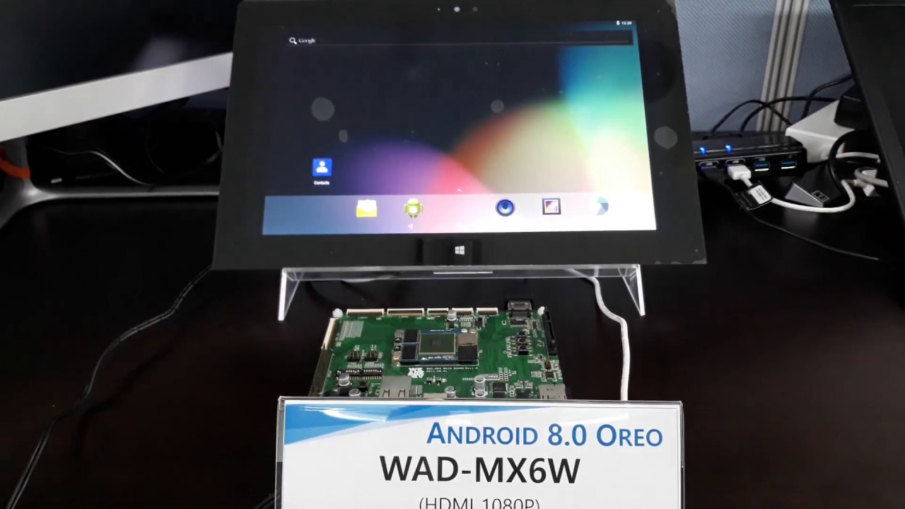 Andorid 8.0 on WAD-MX6W - YouTube